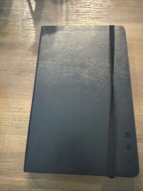 Moleskine Black Hardcover Notebook with Elastic Closure
